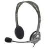 AUDIFONOS DIADEMA LOGITECH H111 JACK 3.5 MM GRIS