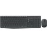TECLADO/MOUSE LOGITECH MK235 GRIS INALAMBRICO USB PARA PC ALCANCE HASTA 10 MTS