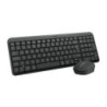 TECLADO Y MOUSE LOGITECH MK250 COMPACTO BLUETOOTH GRAFITO