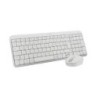 TECLADO Y MOUSE LOGITECH MK250 COMPACTO BLUETOOTH BLANCO
