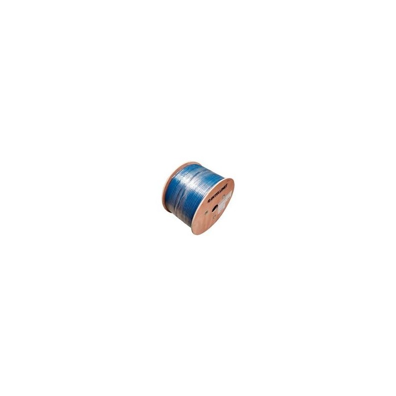 BOBINAINTELLINET705042 CAT 6A SFTP 305M SOLIDA AZUL 100% COBRE
