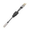 ADAPTADORMANHATTAN.356121 AUDIO 3.5MM 1 H A 2 M 15CM CABLE QUE DIVIDE AUDIO PARA AUDIFONO Y MIC ALUMINIO PLATEADO