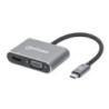 DOCKING USBMANHATTAN130691-C  4 PTOS HDMI/VGA USB-A/USB-C PD
