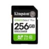 MEMORIA FLASH SD KINGSTON SDXC CANVAS SELECT 256GB 150MB/S C10 UHS-I U1 V10 (SDS3/256GB)
