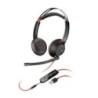 DIADEMA HP POLY 8X231AA BLACKWIRE C5220/ ALAMBRICA BINAURAL USB-A USB-C 35MM MICROFONO CANCELACION DE RUIDO ALMOHADILLAS DE VIN