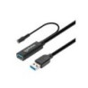 CABLE USB EXTENSION MANHATTAN153768V3.2 EXT. ACTIVA  15.0M NEGRO