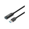CABLE USB EXTENSIÃN MANHATTAN1537517V3.2 EXT. ACTIVA  10.0M NEGRO