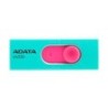 MEMORIA ADATA 32GB USB 2.0 UV220 RETRACTIL AZUL-ROSA (AUV220-32G-RGNPK)