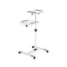 SOPORTE PROYECTORMANHATTAN461726 TIPO CARRO 10KG DOS BANDEJAS PARA 10KG C/UNA PARA PROYECTORES Y LAPTOPS