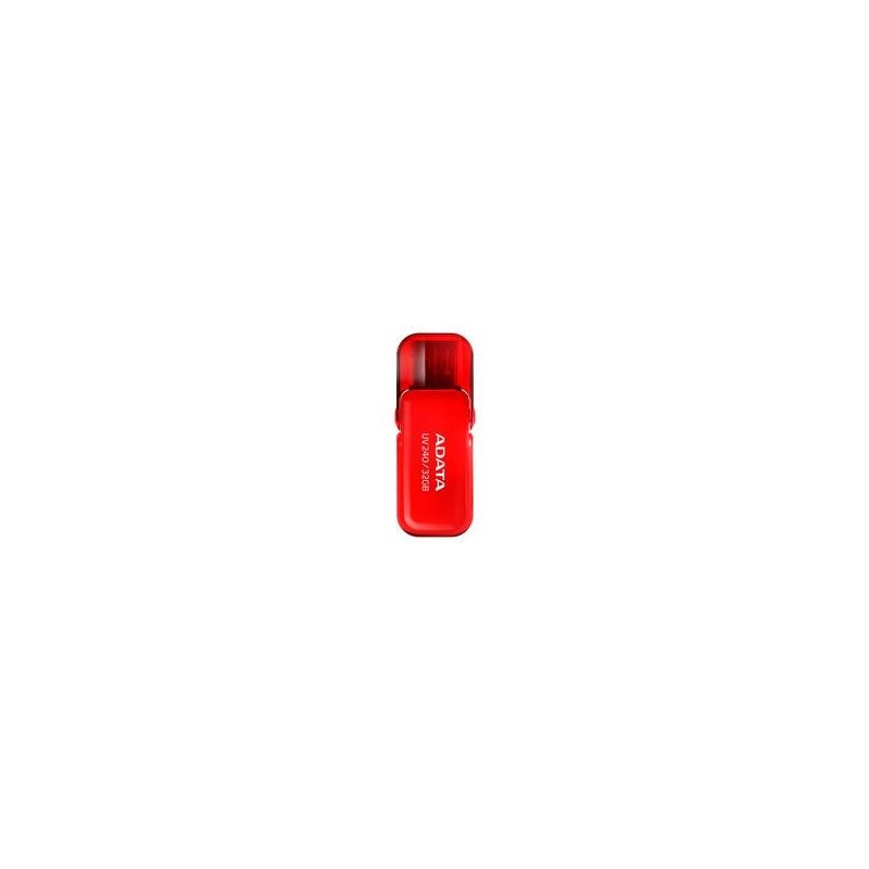 MEMORIA ADATA 32GB USB 2.0 UV240 ROJO (AUV240-32G-RRD)