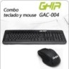 KIT TECLADO MULTIMEDIA Y MOUSE USB GHIA COLOR NEGRO ALAMBRICO
