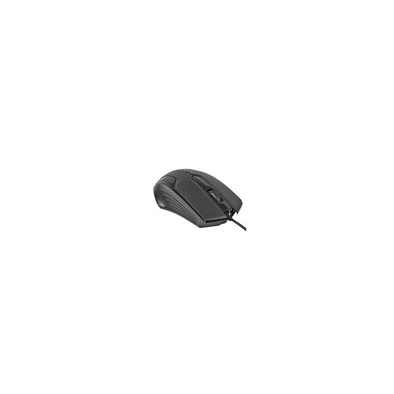 MOUSE ALAMBRICO OPTICO 1200 DPI CONECTOR USB WIN XP/VISTA/7/8/10/11/MAC OS X EASY LINE BY PERFECT CHOICE - NEGRO