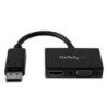 ADAPTADOR DP DE AUDIO/VIDEO PARA VIAJES - CONVERTIDOR DISPLAYPORT A HDMI O VGA COMPATIBLE CON THUNDERBOLT 1920X1200 - STARTECH.C