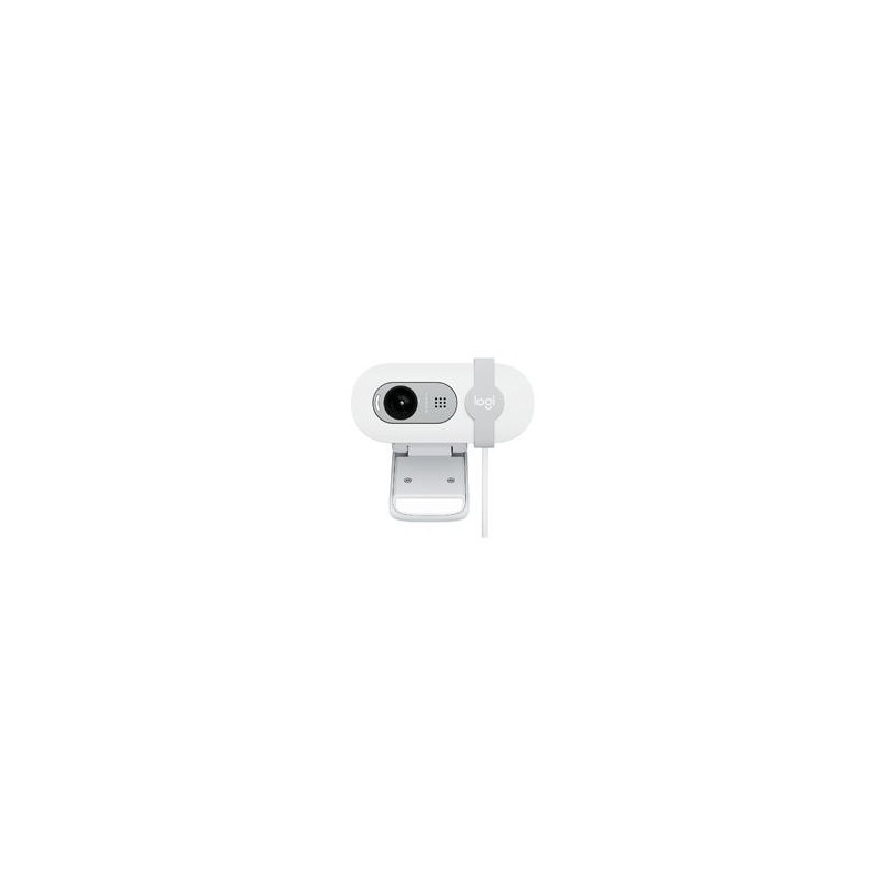 WEBCAM LOGITECH BRIO 100 BLANCO FHD 1080 A 30 FPS 58ÃÂ° RIGHTLIGHT 2 MICROFONO USB-A WIN/  MAC / CHROME
