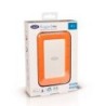 DISCO DURO EXTERNO LACIE RUGGED MINI 4TB 2.5 PORTATIL USB 3.0 NARANJA-PLATA WINDOWS MAC CONTRAGOLPES AGUA Y POLVO