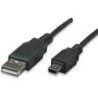 CABLE USBMANHATTAN33375 V2.0 A-MINI B 1.8M NEGRO