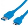 CABLE USBMANHATTAN325424 V3.0 A-MICRO B 2.0M AZUL