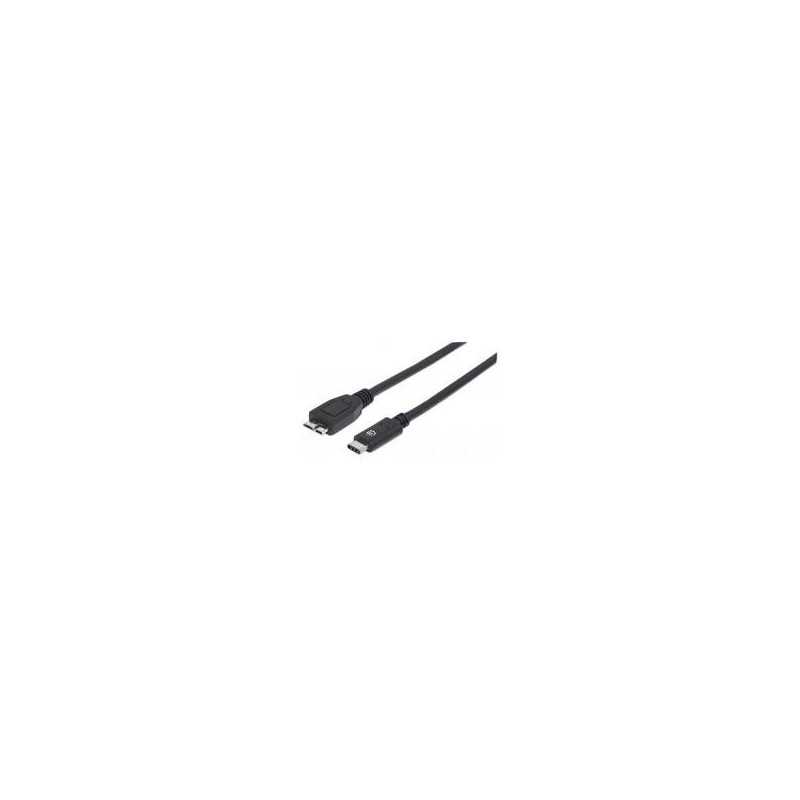 CABLE USBMANHATTAN353397-C V3.1 C-MICRO B 1.0M NEGRO