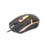 MOUSEMANHATTAN190206 OPTICO LUMINISCENTE RGB USB NEGRO