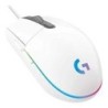 MOUSE GAMING LOGITECH G203 RGB LIGHTSYNC OPTICO USB ALAMBRICO 6 BOTONES PROGRAMABLES BLANCO